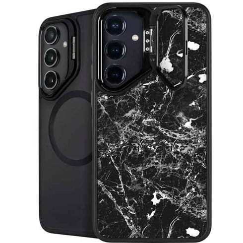 Graphite Black Galaxy S25 Kickstand Case